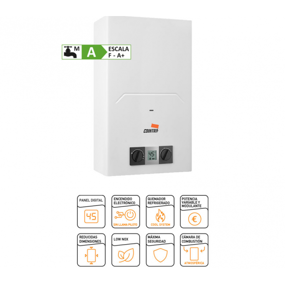 Chauffe eau gaz butane propane 11 litres digital — free download