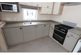 Mobil home résidentiel occasion anglais marque BK, modèle Caprice
