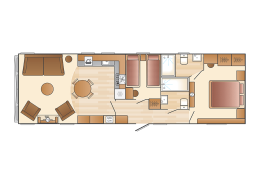 Mobilhome anglais SWIFT, modèle Champagne