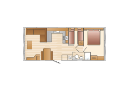 Mobilhome résidentiel anglais marque SWIFT modèle Atlantique