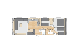 Mobilhome anglais résidentiel SWIFT, LOIRE 3 chambres