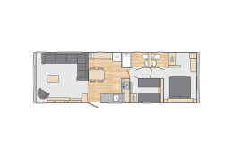 Mobil home résidentiel anglais SWIFT, modèle BIARRITZ 2 chambres