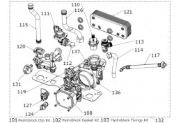 Kit groupe débit (valve) d'eau Morco GB24 série 2