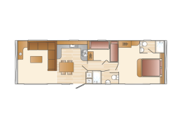 Mobilhome résidentiel anglais SWIFT, modèle Alsace Lodge